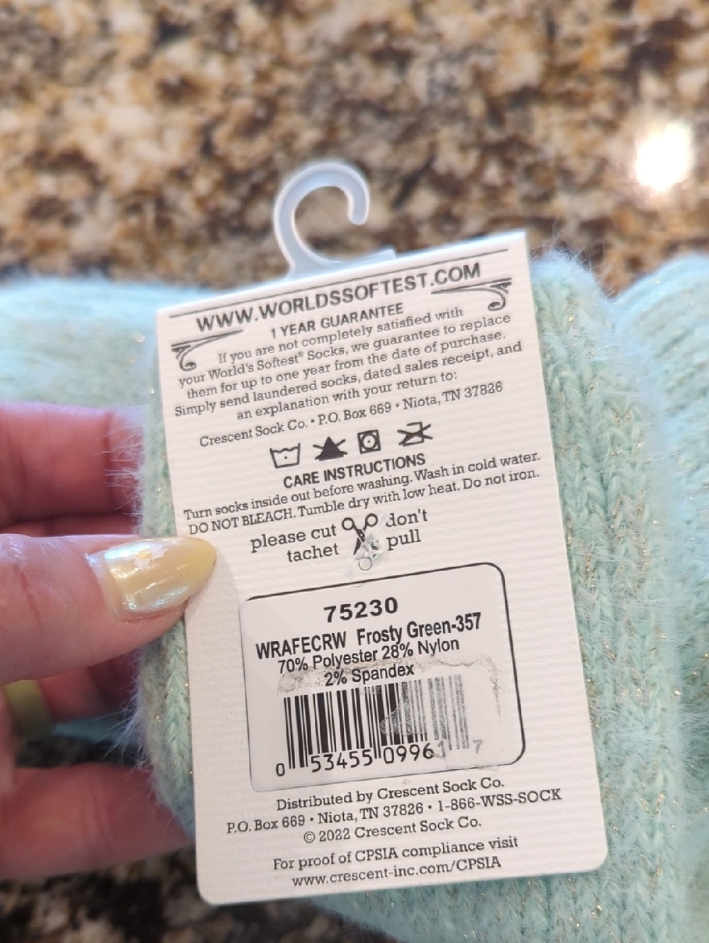 World's Softest Weekend Collection Socks 6-11 Women's Shoe Size Niota Tennessee - Picture 5 of 5